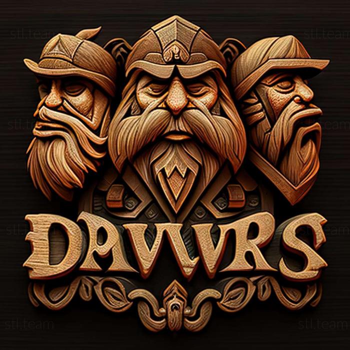 3D model We Are the Dwarves game (STL)